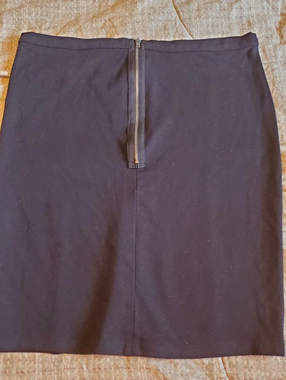 GUESS Womens Black Pencil Mini Office Siren Skirt Back Zipper Sz L Y2K